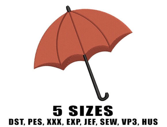 Fall Umbrella Embroidery Design Review