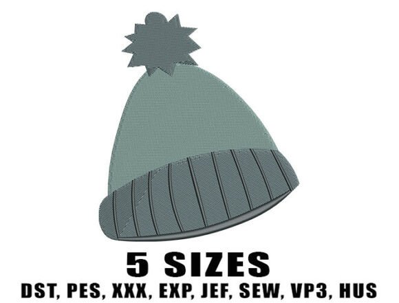 Fall Winter Hat Embroidery Designs