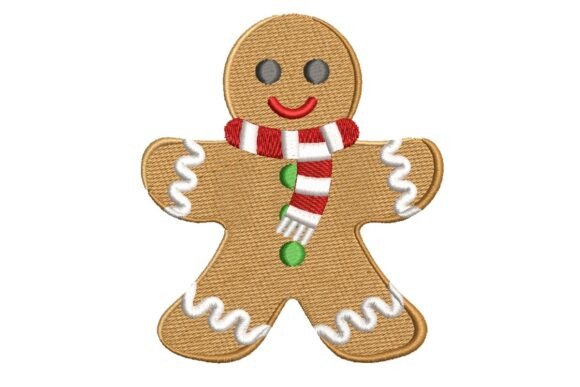 Festive Gingerbread Man Embroidery Review