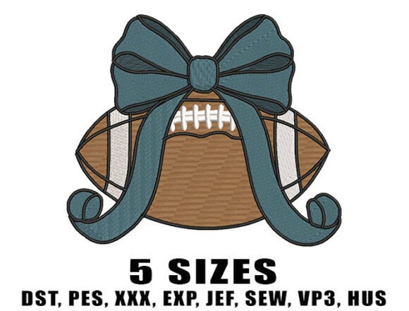 Football Bow Embroidery Design Review