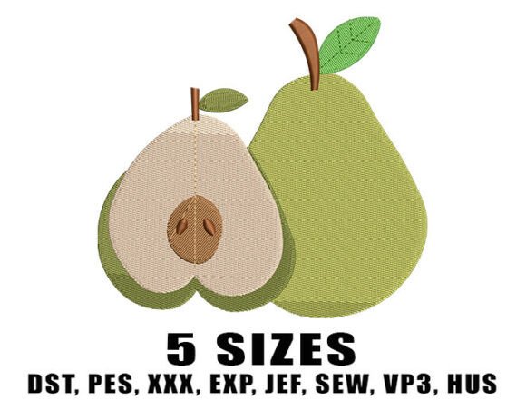 Fruit Pear Embroidery Design Review