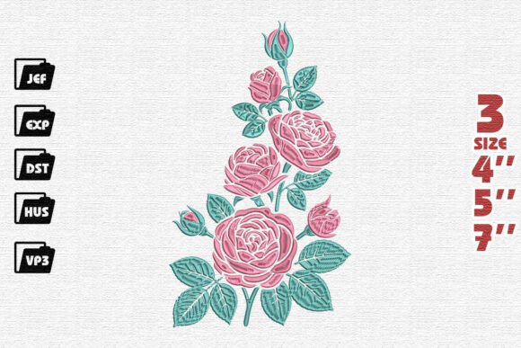 Layered Rose Design Embroidery Review