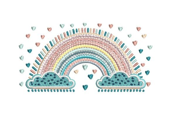 Ornate Rainbow Embroidery Design Review