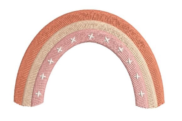 Pastel Rainbow Arch Embroidery Design Review