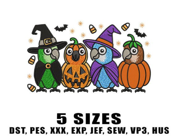 Spooky Parrot Embroidery Design Review