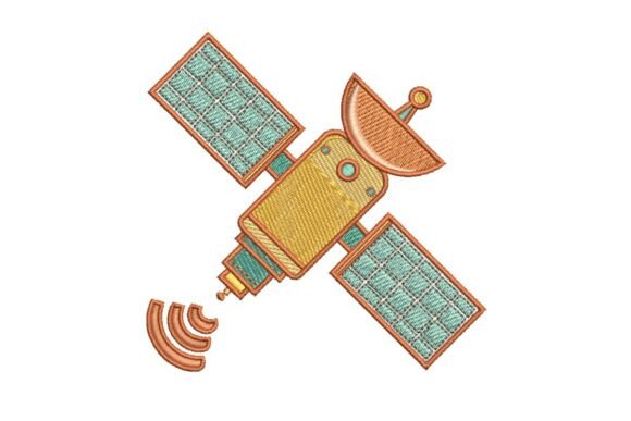 Stylized Satellite Embroidery Design Review