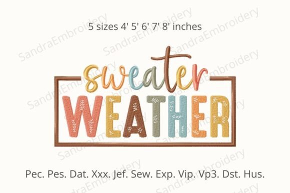 Sweater Weather Embroidery Design Review